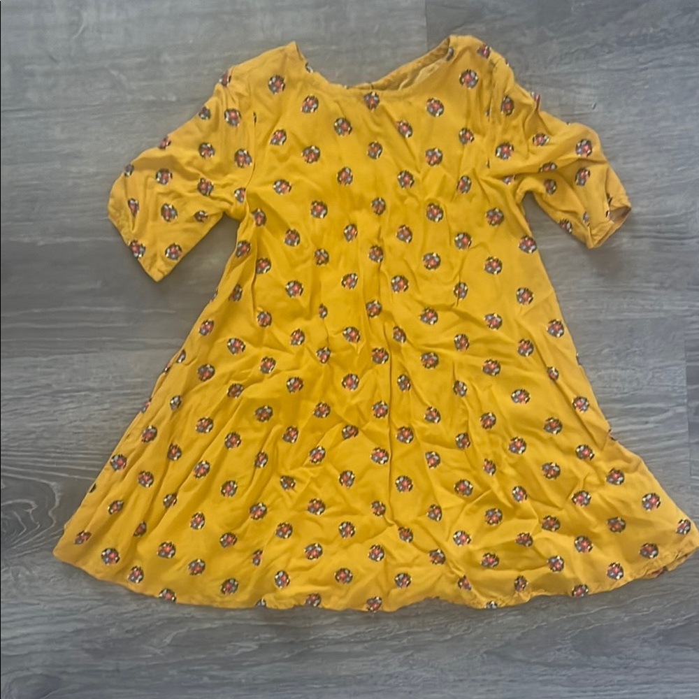 Old Navy Yellow Puff Sleeve Sundress